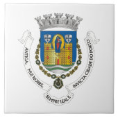 Wappen von Porto, PORTUGAL Fliese (Vorderseite)