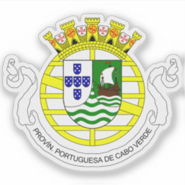 Wappen von portugiesischem Kap Verde (1951-1975) Aufkleber