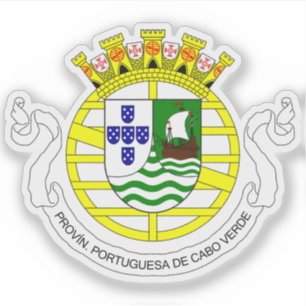 Wappen von portugiesischem Kap Verde (1951-1975) Aufkleber