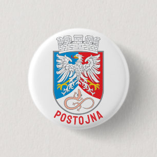 Wappen von Postojna, Slowenien Button