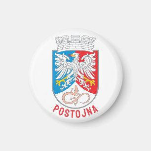 Wappen von Postojna, Slowenien Magnet