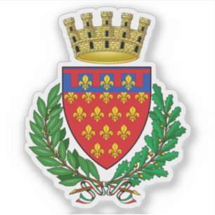 Wappen von Prato, Italien Aufkleber