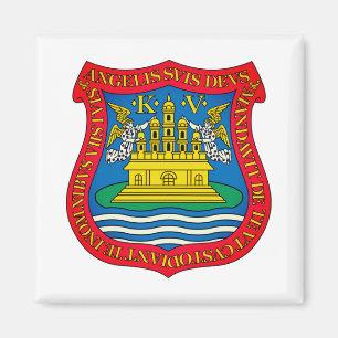 Wappen von Puebla de los Ángeles, Mexiko Magnet