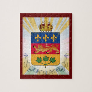 Wappen von Québec Puzzle
