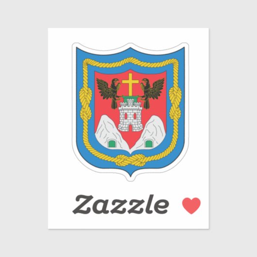 Wappen von Quito, Ecuador Aufkleber (Blatt)