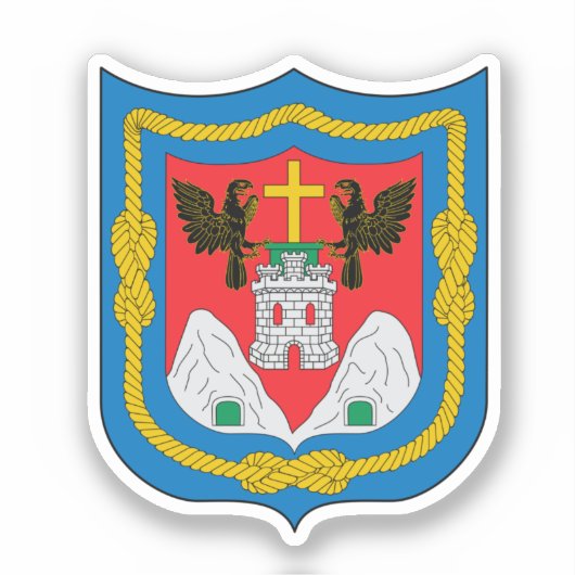 Wappen von Quito, Ecuador Aufkleber (Vorderseite)