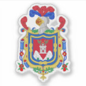 Wappen von Quito, Ecuador Aufkleber (Vorderseite)