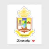 Wappen von Rabat, Marokko Aufkleber (Blatt)