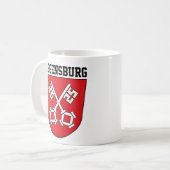 Wappen von Regensburg, Deutschland Kaffeetasse (Vorderseite Links)