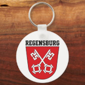 Wappen von Regensburg, Deutschland Schlüsselanhänger (Vorderseite)
