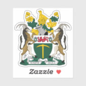 Wappen von Rhodesien, Simbabwe Aufkleber (Blatt)