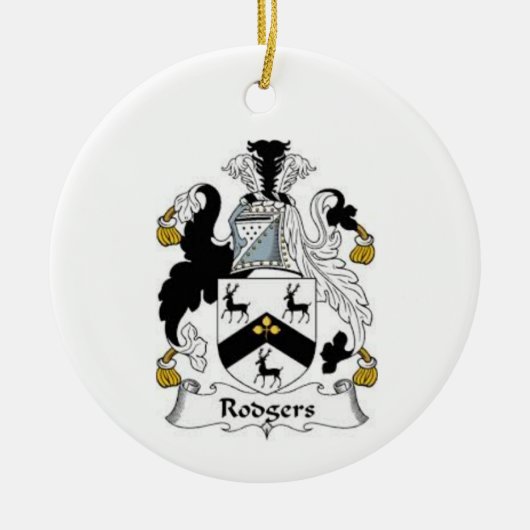 Wappen von Rodgers Keramik Ornament (Vorne)