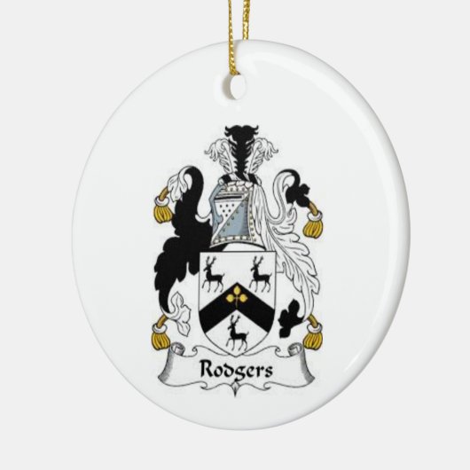 Wappen von Rodgers Keramik Ornament (Links)