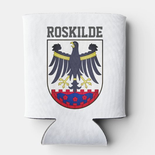 Wappen von Roskilde, Dänemark Dosenkühler (Rückseite)