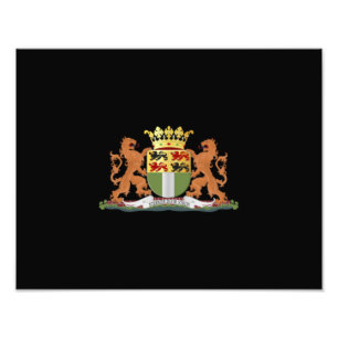 Wappen von Rotterdam Fotodruck