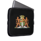 Wappen von Rotterdam Laptopschutzhülle (Vorne Rechts)