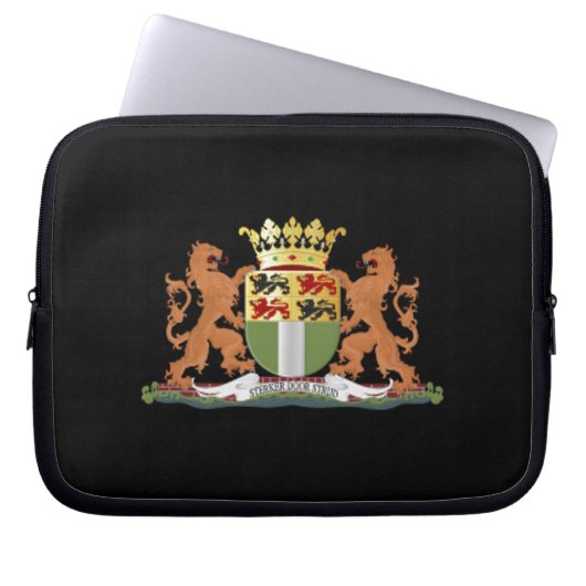 Wappen von Rotterdam Laptopschutzhülle (Vorderseite)