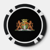 Wappen von Rotterdam Pokerchips (Rückseite)
