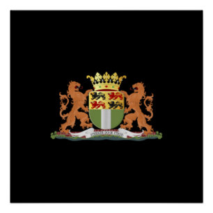 Wappen von Rotterdam Poster