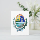 Wappen von Salto, Uruguay Postkarte (Stehend Vorderseite)