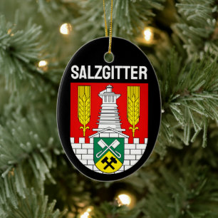 Wappen von Salzgitter, Deutschland Keramik Ornament