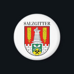 Wappen von Salzgitter, Deutschland Magnet<br><div class="desc">Wappen der Stadt Salzgitter in Niedersachsen.</div>