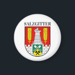 Wappen von Salzgitter, Deutschland Magnet<br><div class="desc">Wappen der Stadt Salzgitter in Niedersachsen.</div>