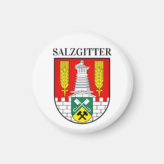Wappen von Salzgitter, Deutschland Magnet (Vorne)