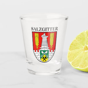 Wappen von Salzgitter, Deutschland Schnapsglas