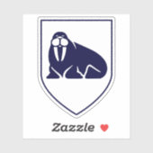 Wappen von Sandgerði, Island Aufkleber (Blatt)