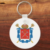 Wappen von Sankt Petersburg Schlüsselanhänger (Vorderseite)