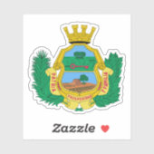 Wappen von Santa Clara, Kuba Aufkleber (Blatt)