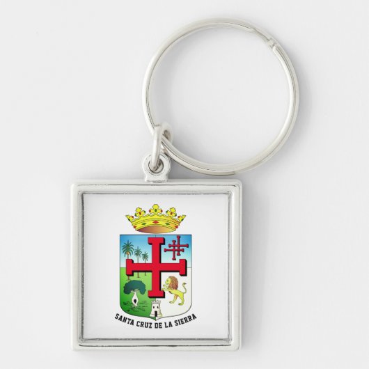 Wappen von Santa Cruz de la Sierra (Bolivien) Schlüsselanhänger (Vorne)