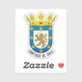 Wappen von Santiago de Chile Aufkleber (Blatt)