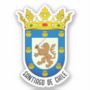 Wappen von Santiago de Chile Aufkleber