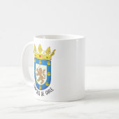 Wappen von Santiago de Chile Kaffeetasse (Vorderseite Links)