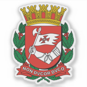 Wappen von São Paulo, Brasilien Aufkleber