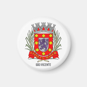 Wappen von São Vicente, São Paulo Magnet