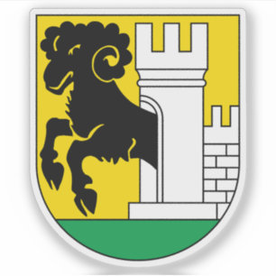 Wappen von Schaffhausen, Schweiz Aufkleber