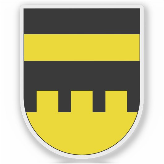 Wappen von Schellenberg, Liechtenstein Aufkleber (Vorderseite)