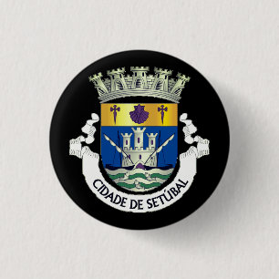 Wappen von Setúbal, PORTUGAL Button