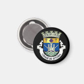 Wappen von Setúbal, PORTUGAL Magnet (Vorderseite/Rückseite)