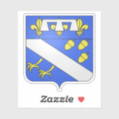 Wappen von Sevran, Seine-Saint-Denis Aufkleber (Blatt)