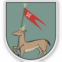 Wappen von Shirvan, Aserbaidschan Aufkleber