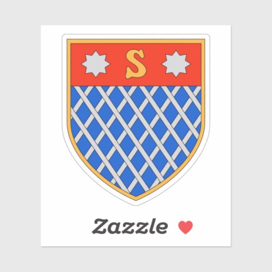 Wappen von Shkodër, Albanien Aufkleber (Blatt)