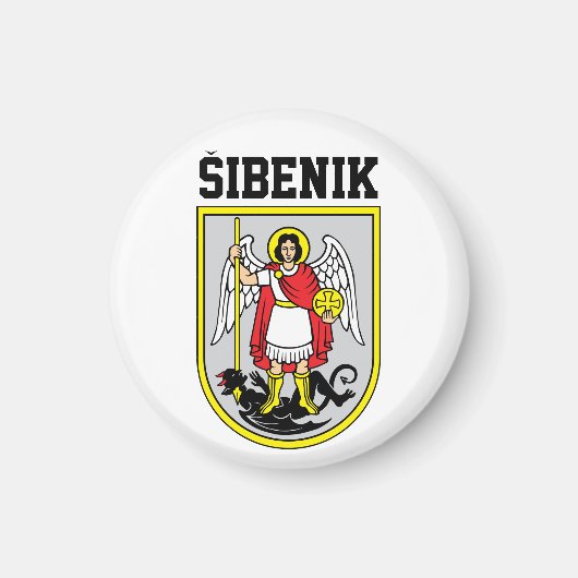 Wappen von Šibenik - Kroatien Magnet (Vorne)