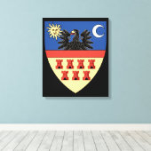 Wappen von Siebenbürgen Leinwanddruck (Insitu (Holzboden))