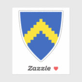 Wappen von Sillamäe, Estland Aufkleber (Blatt)