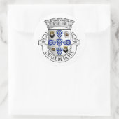 Wappen von Silves, Portugal Runder Aufkleber (Tasche)