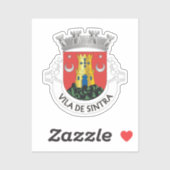 Wappen von Sintra, Portugal Aufkleber (Blatt)
